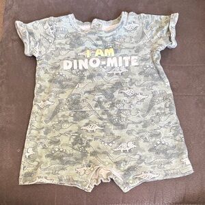 Kids Headquarters Gray Dino-Mite Bodysuit